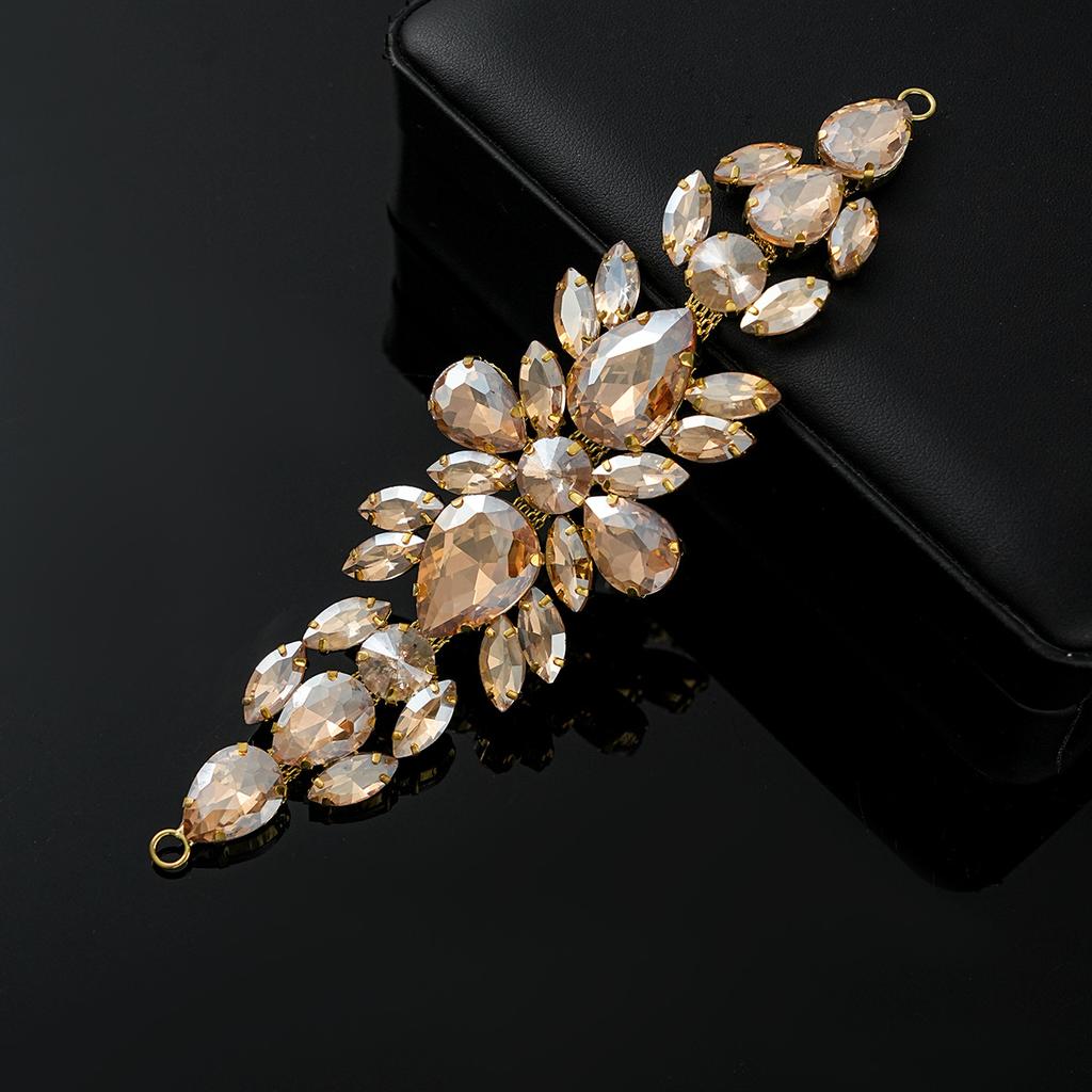 5pcs Rhinestone Decoration Crystal Diamond Bags Hat Accessories DIY Craft Wedding Evening Dress High-end Rhinestone Decoration