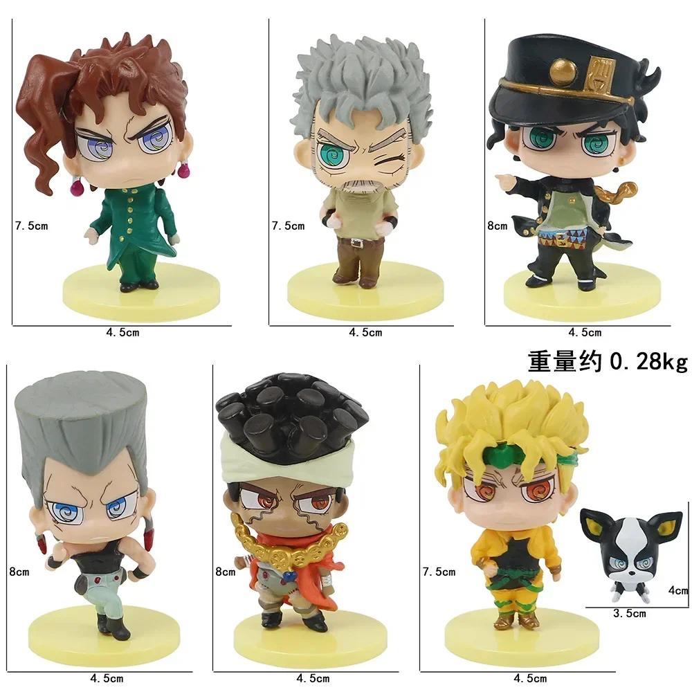 

Anime JoJo s Bizarre Adventure Figure Kujo Jotaro Star Platinum Iggy Polnareff Kakyoin Tenmei Action Figure Model Doll