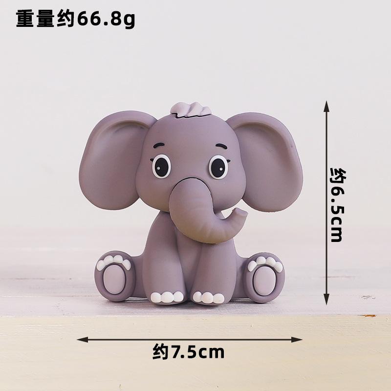 Decorazioni per Torta Animali della Giungla e della Foresta Festa di 1° Compleanno Bambini Decorazione Torta Safari Leone Elefante Scimmia Giraffa Regalo Baby Shower