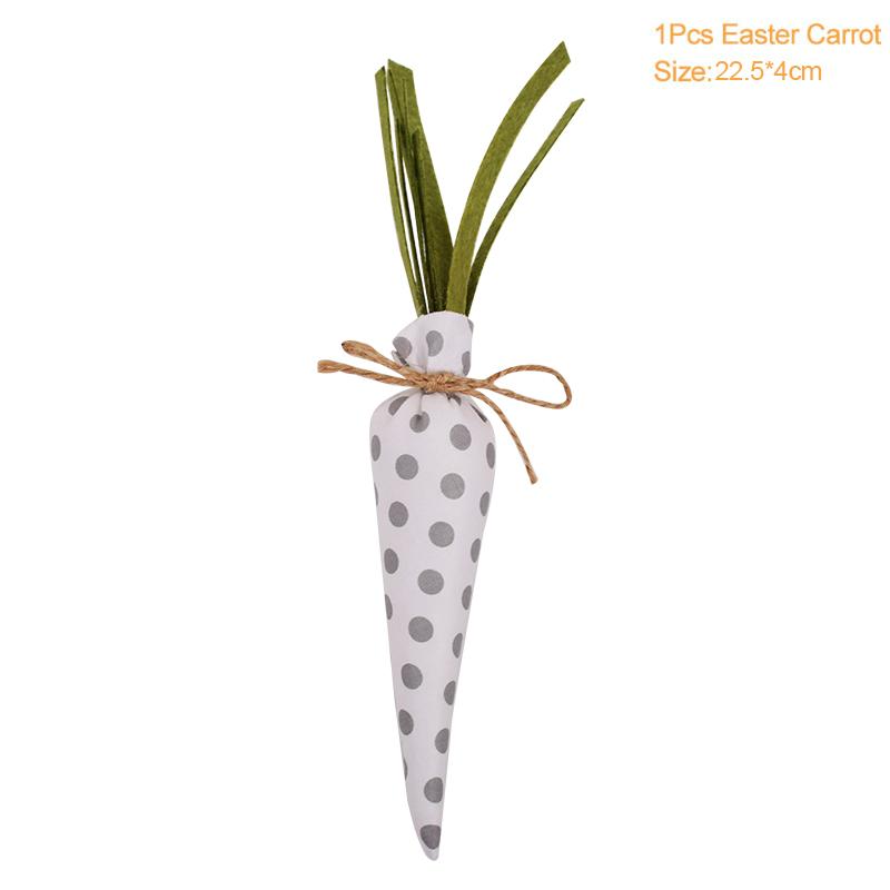 3/1pcs Nov Woven Easter Carrots Ornaments Hanging Pendant for Easter Home Decorations Supplies 2023 Kids Easter Favors Gifts Toy