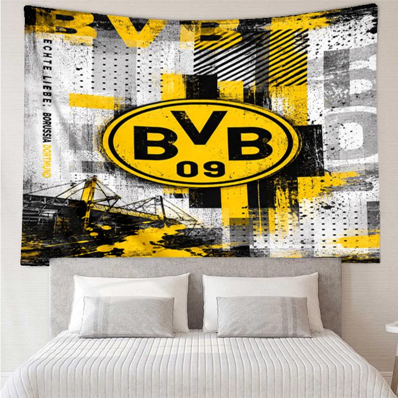 Borussia fcfc Tapestry Hanging for Bedroom,Livingroom, Playroom,Decor Art Room Wall Tapestry Holiday and Birthday Gifts