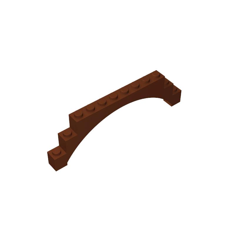 

10pcs MOC compatible building block parts 14707 18838-6108 1x12x3 arched brick DIY children s toy gift 10pcs