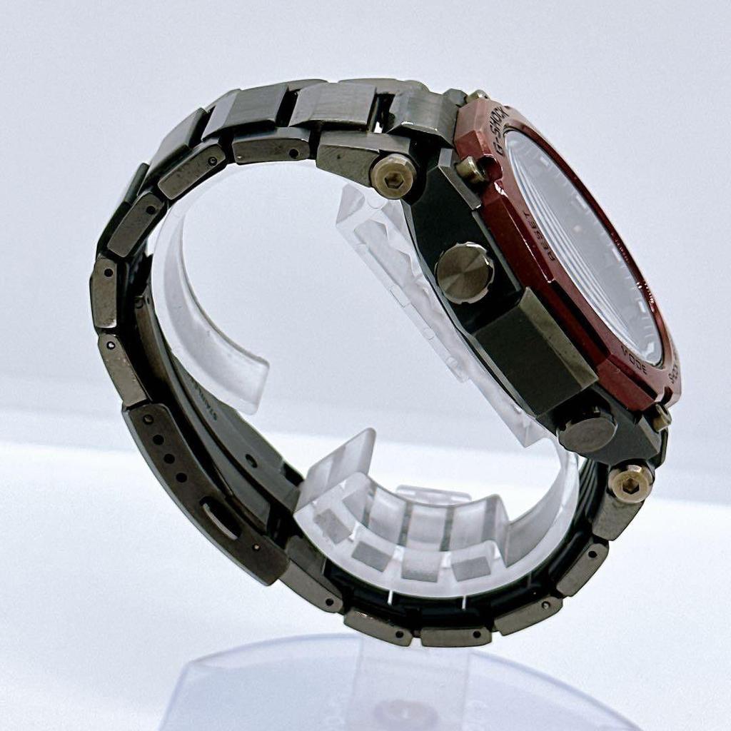 Used Casio G-SHOCK MTG-B2000 Bordeaux men's watch operation confirmed