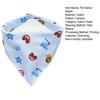 Soft Pet Bandana Cotton Triangle Scarf for Cats And Dogs Cute Cartoon Print Adjustable Drool Bib Easy Clean Pet Accessory
