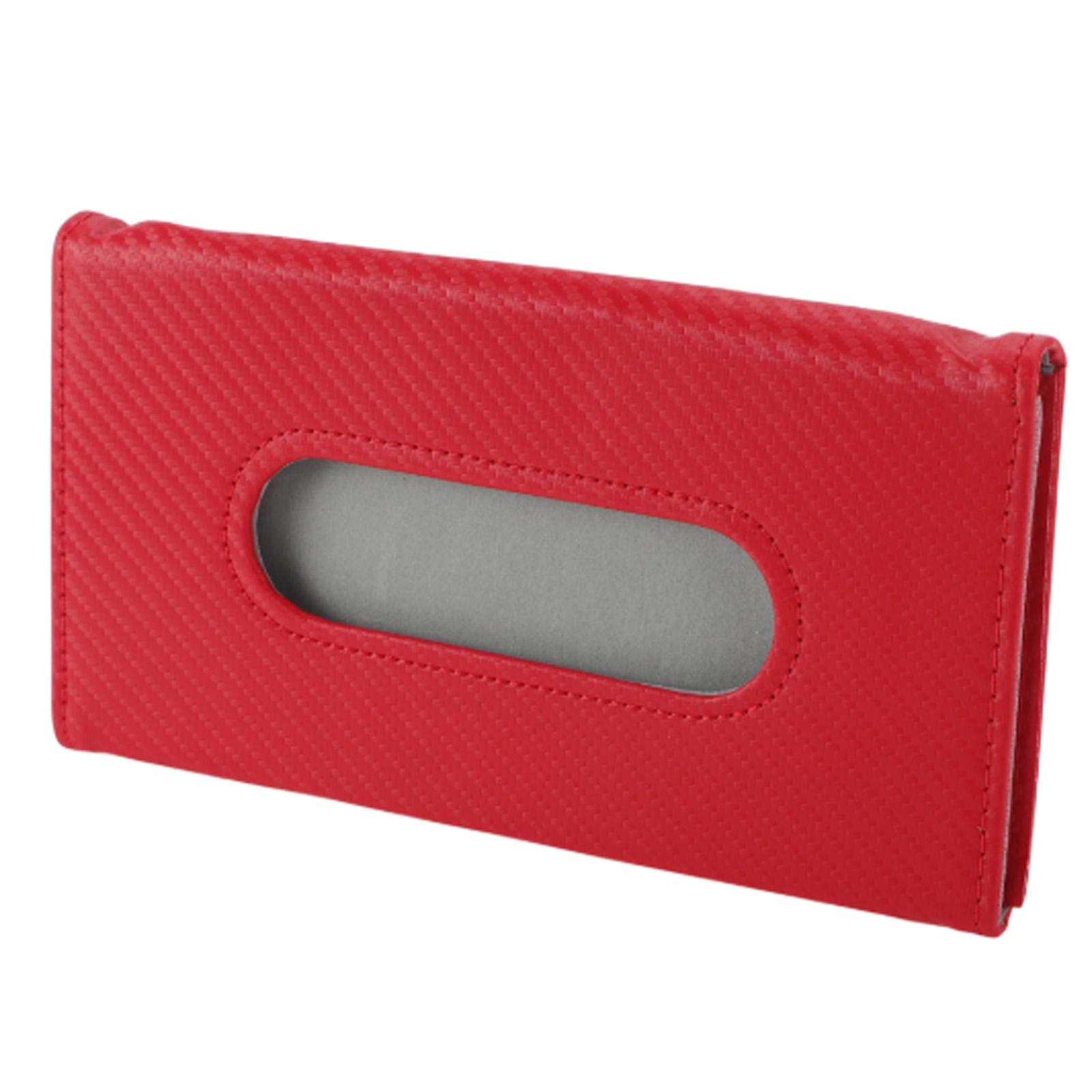 

Car Sunshade Towel Holder, PU Leather Rear Seat Tissue Box, Sunshade Towel Holder, Car Leather Tissue Box, Suitable For Sunshades And Seat Backs. One Size