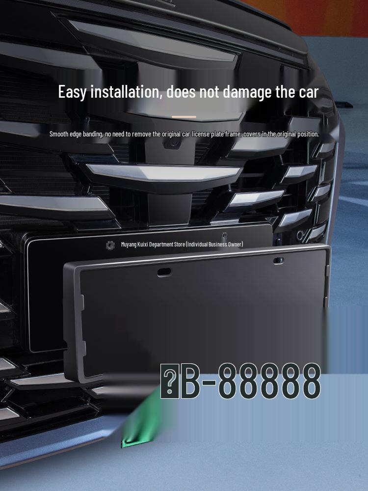 WEY Gaoshan 7/8/9 Full Edge License Plate Bracket Base