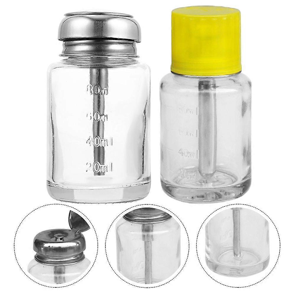 2Pcs Leak-proof Bottles Leaf-proof Storage Bottles Empty Cleaner Storage Bottles