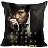 New So Ji Sub KPOP Boy Pillow Cover Bedroom Home Decorative Pillowcase Square Zipper Pillow Cases Satin Soft No Fade 0824