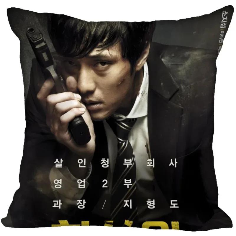 New So Ji Sub KPOP Boy Pillow Cover Bedroom Home Decorative Pillowcase Square Zipper Pillow Cases Satin Soft No Fade 0824