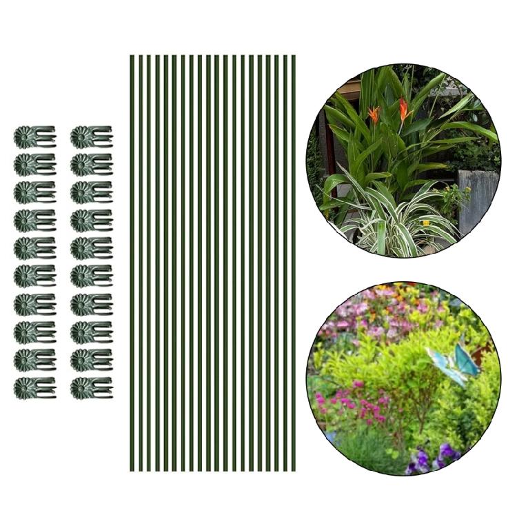 Regulable Bendable Plant Support Stick For Indoor Outdoor Plant High Strength Plastic Stake Natural Easy Install Gardening Essential