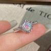 925 Sterling Silver High Carbon Diamond Rose Cut Flower Bright Jewelry Set Charm Ladies Preferred GiftGood Product