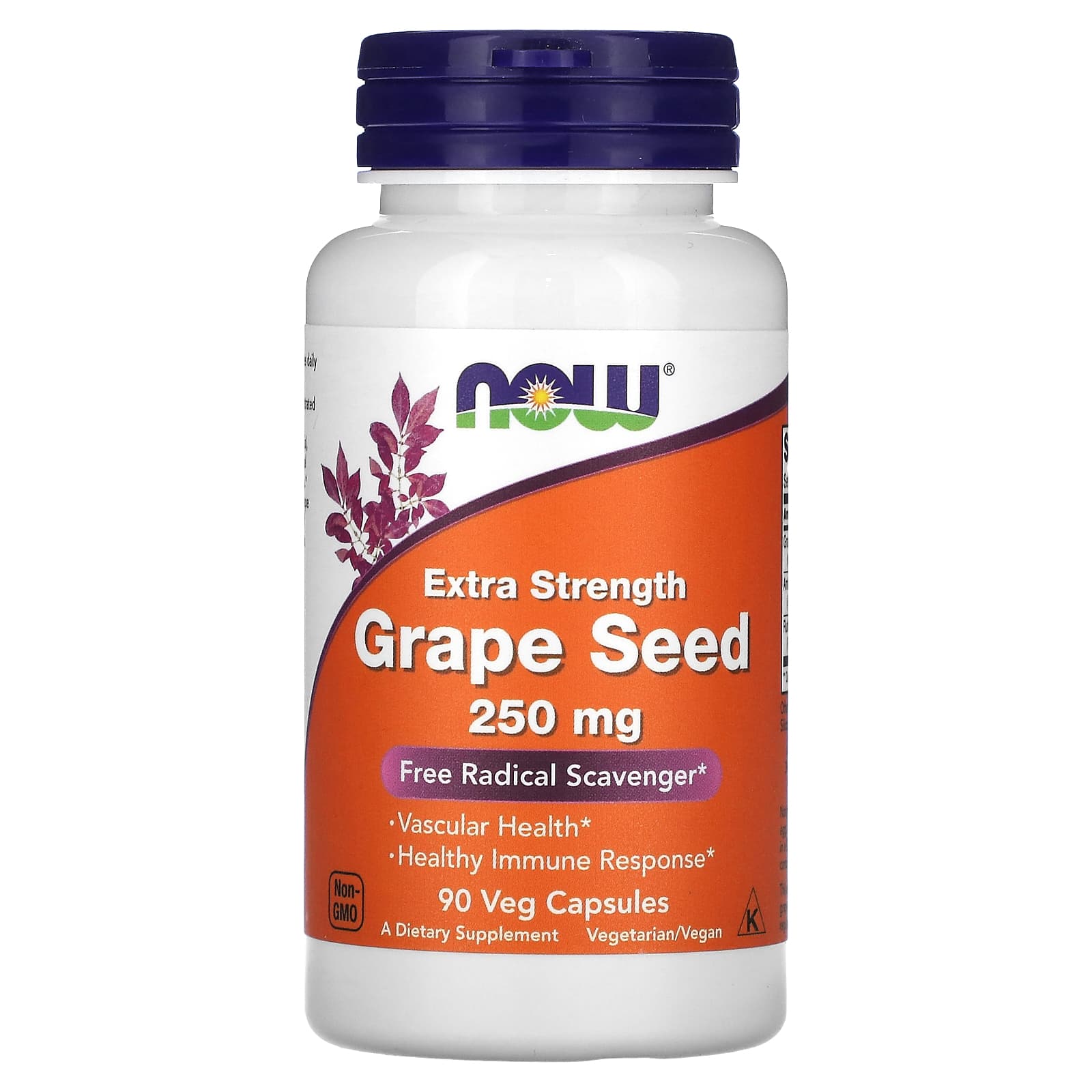 

Extra Strength Grape Seed, 250Mg, 90 Veggie Caps