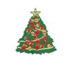 Dooku Embroidered Santa Claus & Tree Patch with Sequins - Clothing Accessory