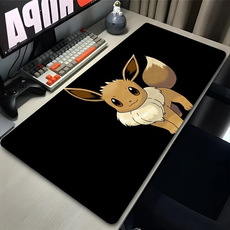 Xcm Big Rubber XXL PC Mousepad Pokemon Pikachu Eevee Gamer Rug Gaming Mouse Pads Desk Keyboard Mat Computer Laptop Mat