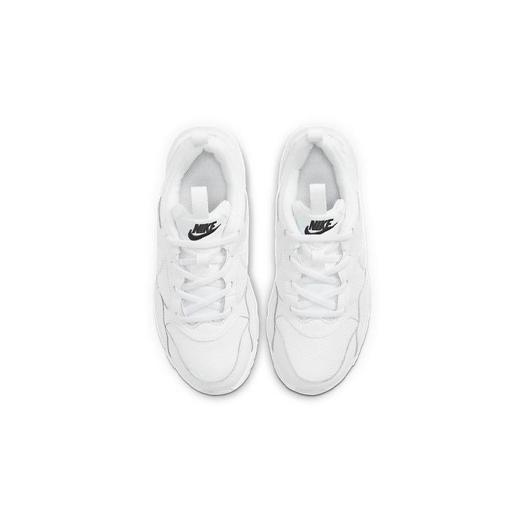 Nike Pegasus '92 Zoom Lite Slip Resistant Cushioning Low Top Kids' Running Shoes Pure White Children Aged 3 7 Years Old CK4078-100