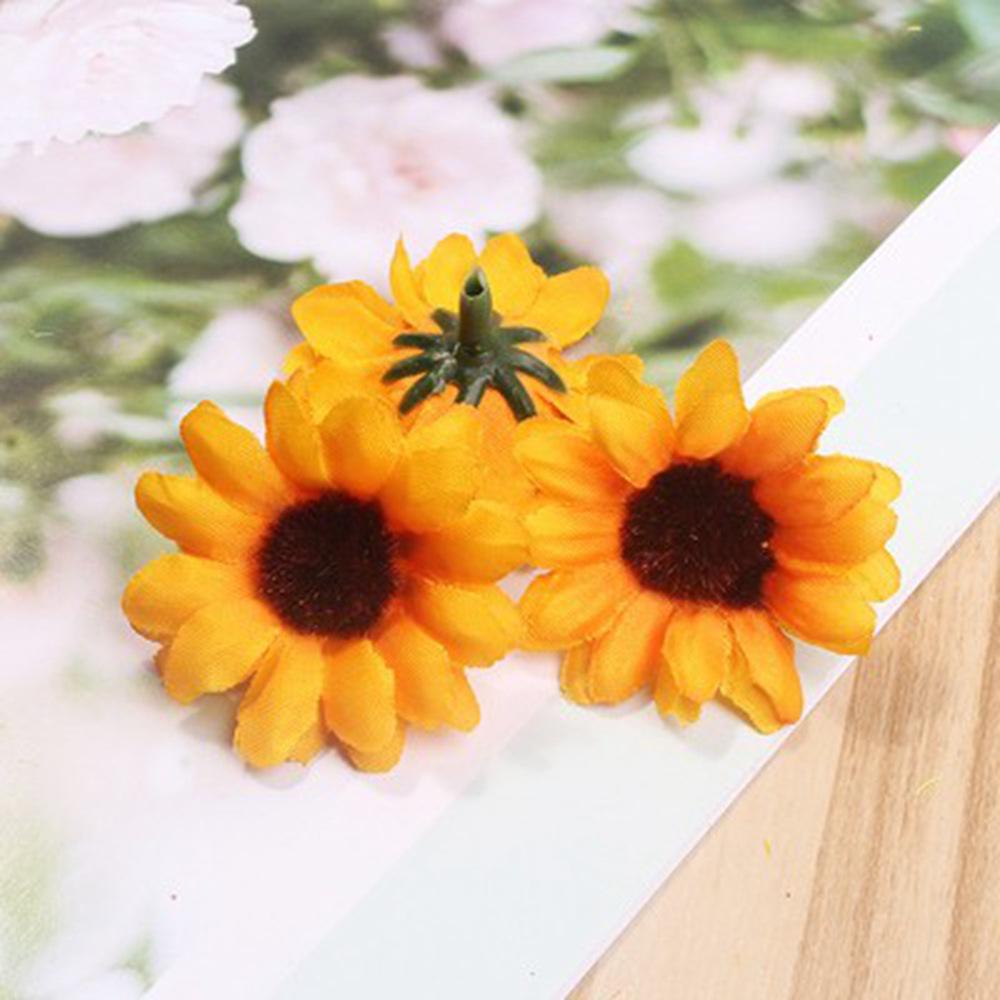 4cm Two-Layer Daisy Sunflower Simulation Flower Head