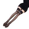 Bowknot Lace Wave Point Hosiery Nylon Stockings Mesh Sexy Women's Extra Long Tight Mujer Stylish Dot Perspective Over Knee Socks