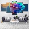 The colorful rose flowers 5 Piece HD Wallpapers Art Canvas Print modern Poster Modular art painting for living room Home Decor