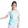 Lightweight Ice Silk UV Protection Summer Yoga Suit for Girls - Short Sleeve T-Shirt & Running Sports Pants