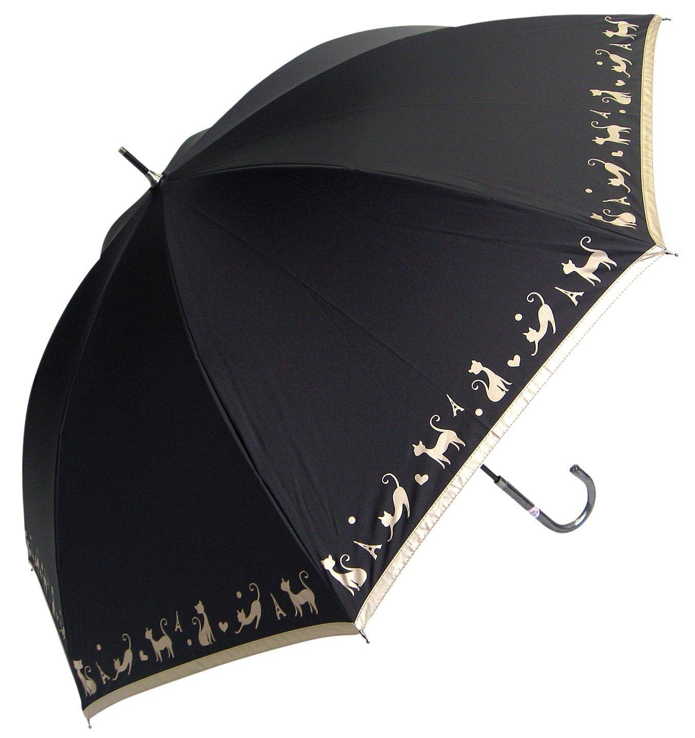 

Okamoto Харадзюку Зонт от солнца в дождь и в солнце с кошачьим узором цвет УФ-смолы 50 см легкий теплоотражающий длинный ручной легкий Хранить (99% защита, покрытие),