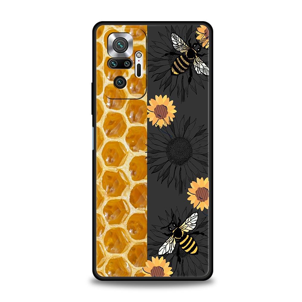 

Bee Honey Phone Case For Xiaomi Redmi Note 14 13 12 5G 11 10 Pro Plus 4G 9S 9 14C 13C 12C 10C 9C 9A Soft TPU Cover Redmi Note 13 5G