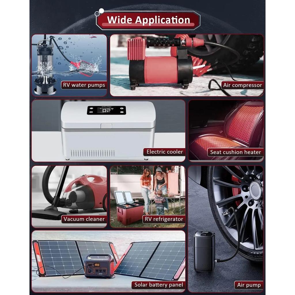 Car Socket SAE Connector Harness with 10A Fuse 16AWG Power Socket for For RV Solar Panels Moto Battery Charger