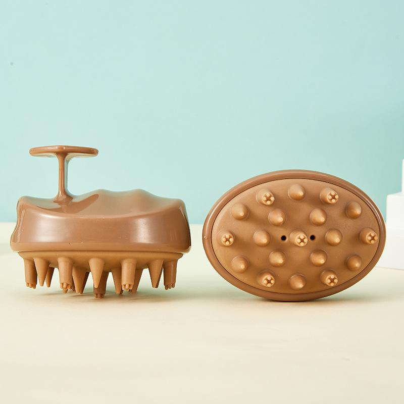 Shampoo Brush Head Scalp Massage Comb With Handle Hair Washing Comb Body Massage Brush Bath Shower Brush Salon Hairdressing Tool