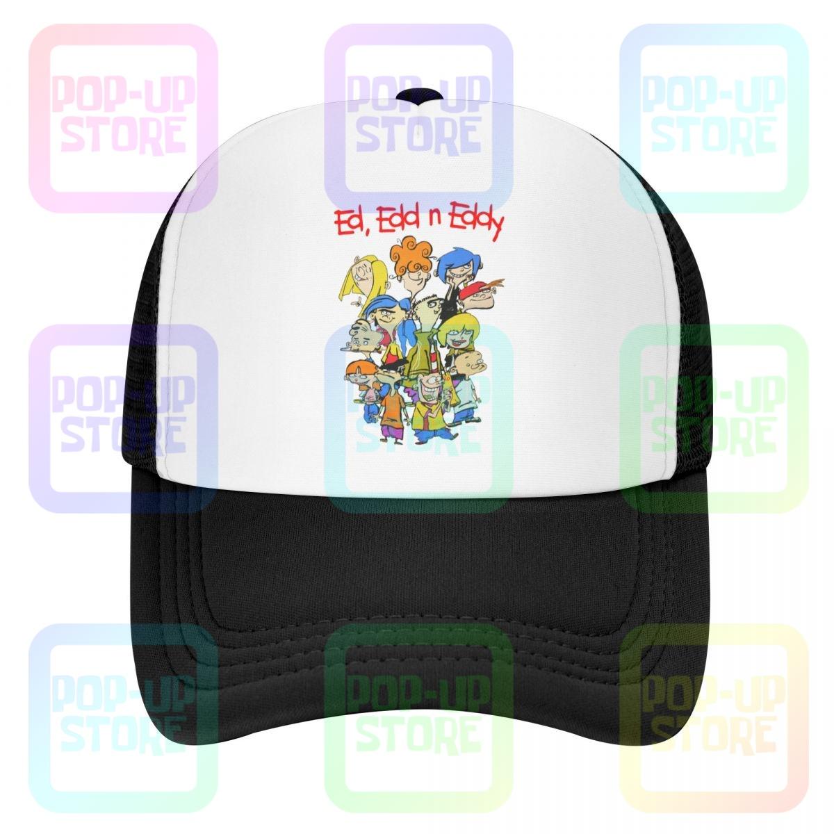 

Cartoon Network Throwback 90S Ed Edd N Eddy Baseball Cap Trucker Hats Breathable Sunscreen All-Match Adjustable New