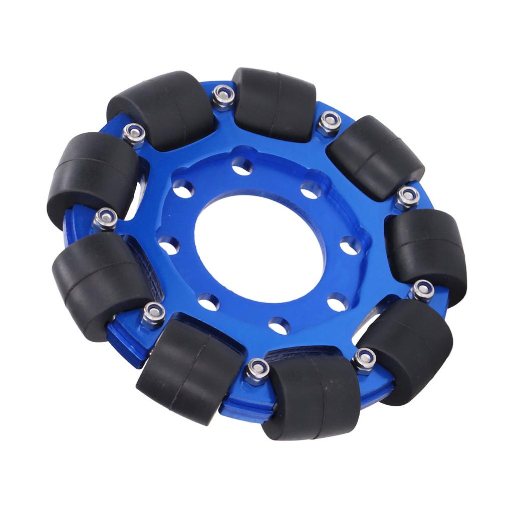 Omni Wheel 4in Omnidirectional Aluminium Alloy Hub Component Part for Robot Toy DIY