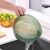 Functional Rice Washing Colander Efficient Draining Bowl Practical Sink Basket PET Material Suitable for Washing Rice