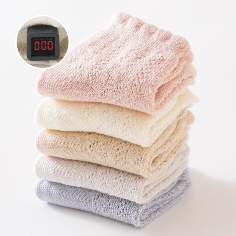 3/5 Pairs Newborn Socks Summer Mesh Children Socks Soft Cotton Baby Sock Breathable Solid Color Kids Socks Baby Accessories