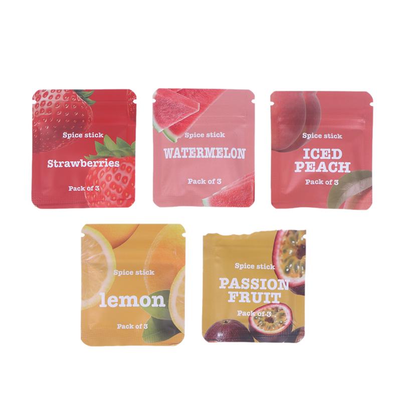 3Pcs/Bag Whistle Replacement Aromatherapycotton Core Fruit Flavor Quit Smoking Smokeless Preferred Infused Essential Oil