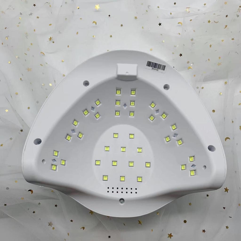 54W Smart LED Nail Lamp: Quick-Dry Gel Nail Polish Dryer with SUNX Technology