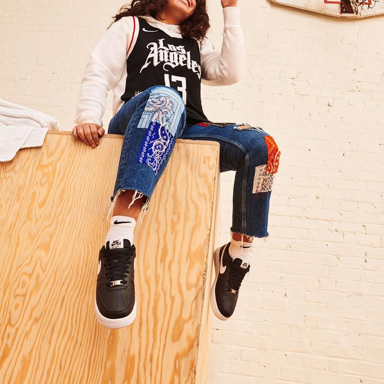 Nike Paul George #13 Los Angeles Clippers City Edition Performance Basketball Jersey Men Tops Black CN1735-014