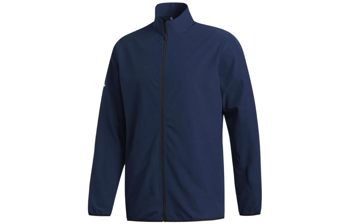 Adidas Jackets Men s Blue Stand Collar Moderate Other GD0834 XL