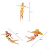 1/64 Figures Scale Beach Model Resin Mini People Tiny for Micro Landscape Fairy