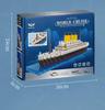 Nezha Model výletní lodi Titanic: Mikrostavební bloky s vysokou obtížností, kompatibilní s Lego