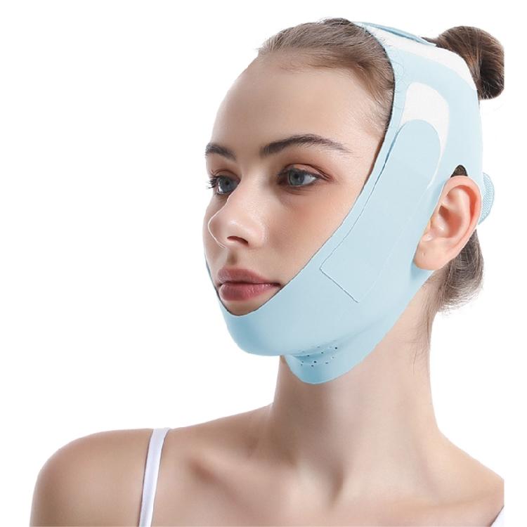 Wiederverwendbare V-Line Lifting-Maske mit Kinnband zum Schlafen, Gesichtsstraffungsband V-Form Schlankheits-Gesichtsmaske zur Vorbeugung von Hängewangen