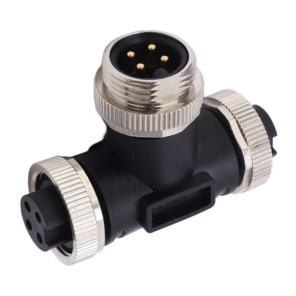 Für NMEA 2000 T-Stecker 4-polig IP67 Wasserdicht Backbone Drop-Kabel 3-Port Multiport T-Stück Abschlusswiderstand für Sensoren