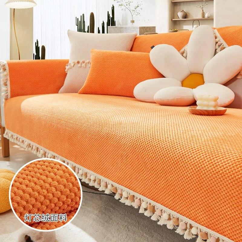 

Anti Cat Scratch Sofa Mat Universal Ins Backrest Cover Anti Slip All Season Sofa Protector 70x70cm