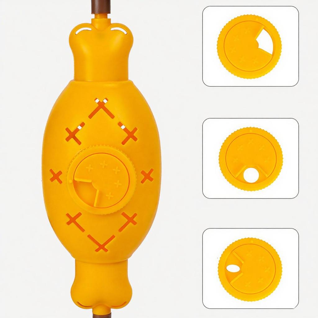 Dispenser, Dry Food Dispenser, Slow Feeder, Unique Rotatable Roast And Flame, Interactive Slow Food Puzzle Feeder For Indoor Cats Dogs Puppy (Brown)