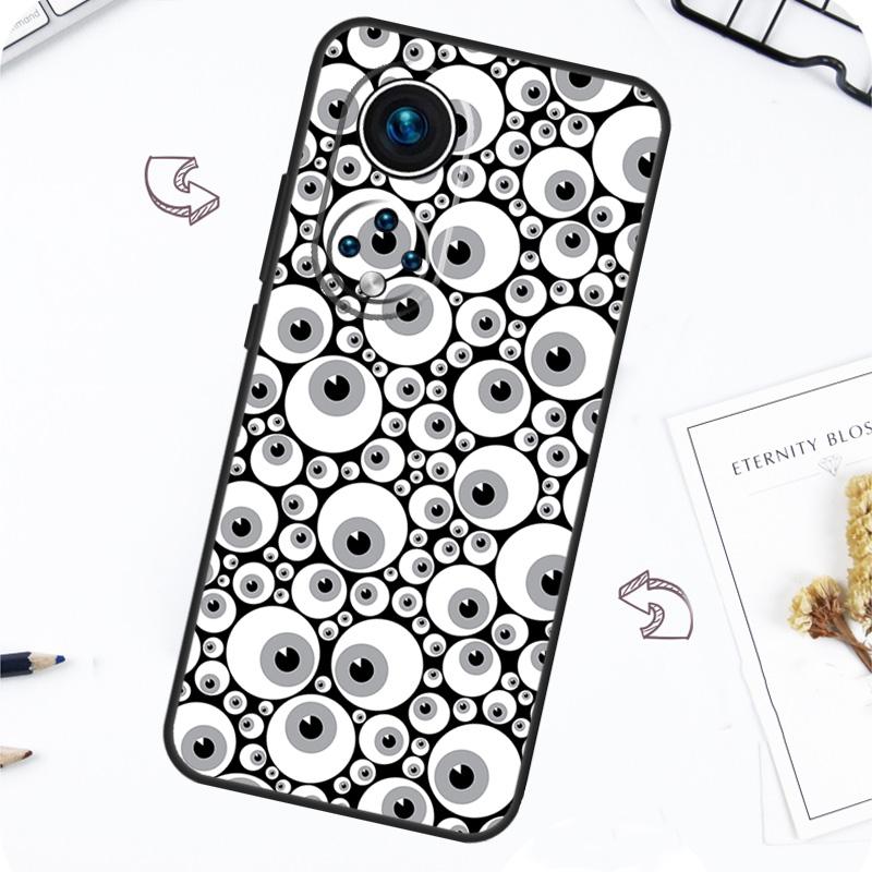 

Чехол со сумасшедшим узором из глаз для Honor Magic 7 5 6 Pro Honor 200 Pro X9b X9a X8b X8a X8 X9 X9c 50 70 90 Lite Honor 200