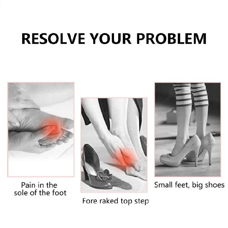 4Pairs Anti Blisters Insoles Anti Chafing Foam Forefoot Protectors Adhesive Shoe Cushion For Women High Heel Dress Shoe