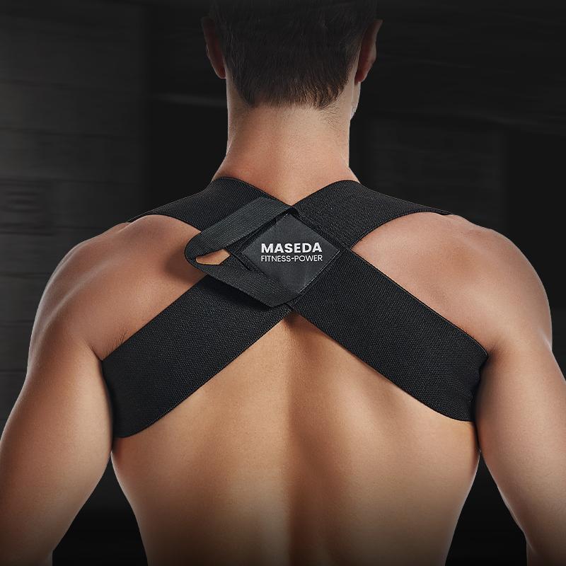 Correttore Spalle Regolabile Supporto Postura Traspirante Fascia Lombare per Casa Sport