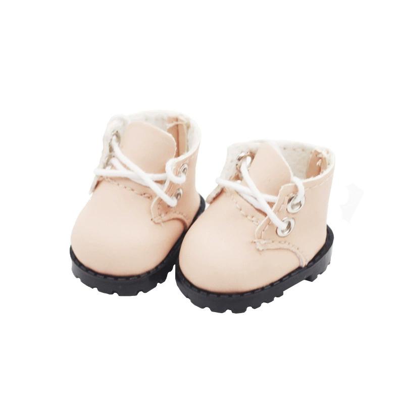 

1 пара Кукольная обувь на пальцы 3,8*2,3 см Кукольная обувь Аксессуары для кукольной обуви Кукольные ботинки Мини для кукол 15-17 см Кожа розовый