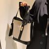 2025 Trendy Damen Canvas Bucket Bag - Große Kapazität, vielseitige Sommer Schulter- und Messenger Bag