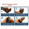 1 Set of Old Style Exterior Door Lock Set Anti-theft Door Lock Indoor Iron Door Lock with A Key Household Hardware Accessories