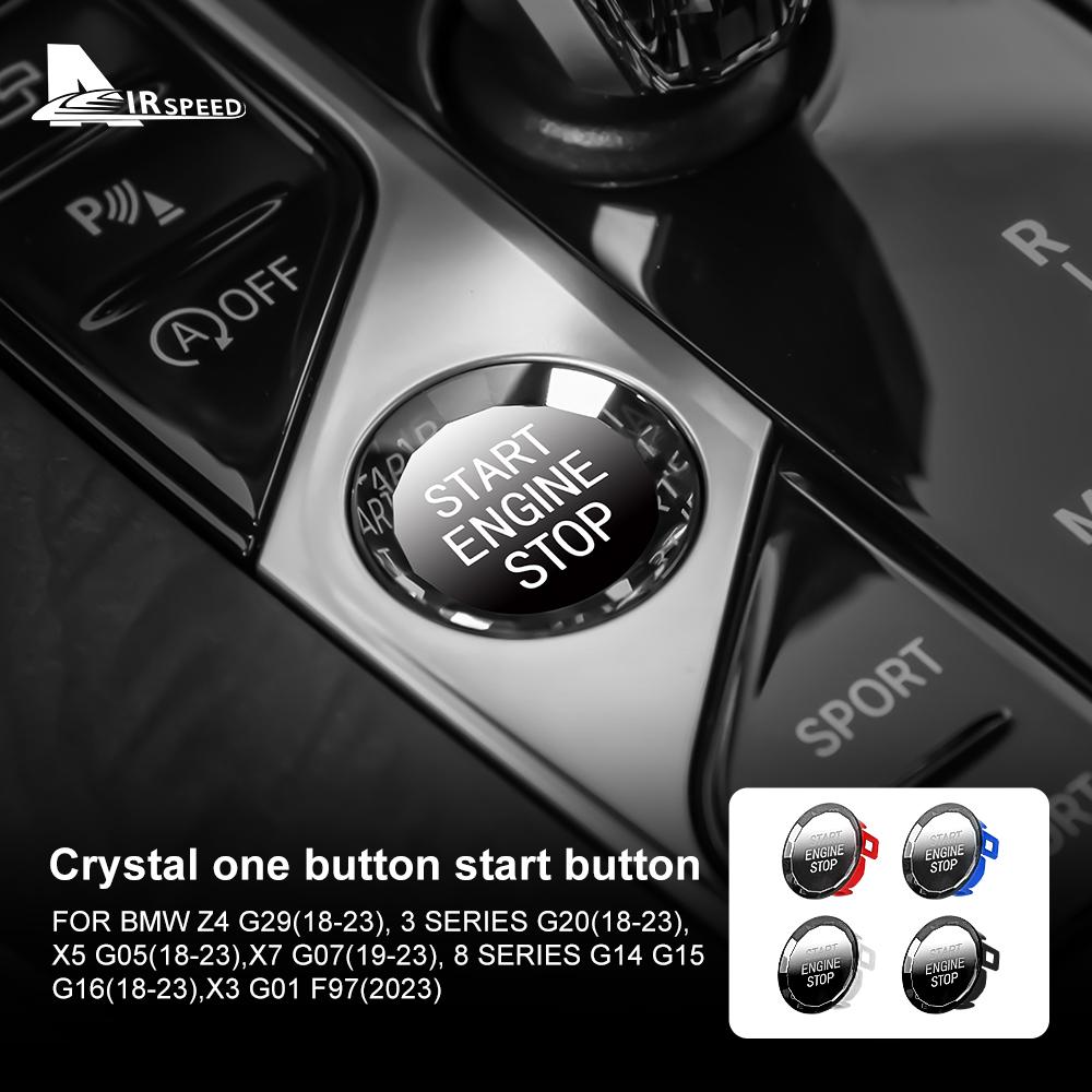 Crystal Engine Start Stop Button Cover Trim for BMW G20 G28 G29 G05 G07 G14 G15 G16
