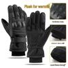 Men's Fleece-Lined Winter Tactical Gloves - Warm, Thick Softshell, Touchscreen Compatible for Outdoor Cycling