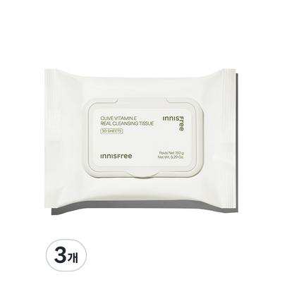 Toallitas Desmaquillantes Olive Real, 30 unidades, 3 piezas